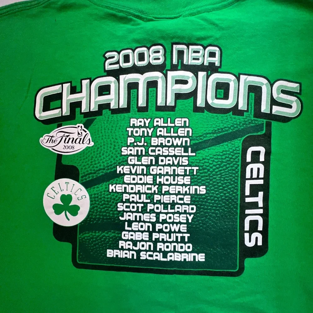 Vintage Adidas Boston Celtics 2008 NBA‎ Champions XL